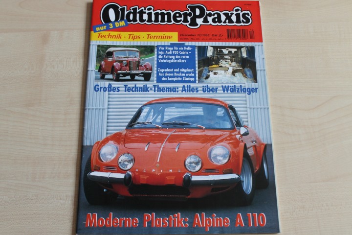 Deckblatt Oldtimer Praxis (12/1995)